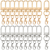 40Pcs 2 Colors Zinc Alloy Swivel Clasps FIND-SP0004-27-7