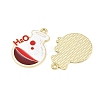 Alloy Enamel Pendants ENAM-L055-01I-02-2