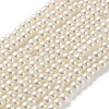 Baking Paint Pearlized Glass Pearl Round Bead Strands HY-Q003-4mm-02-2