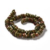 Natural Unakite Beads Strands G-G841-B13-2