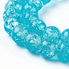 Crackle Glass Bead Strands X-CCG-E002-8mm-01-3