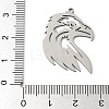 201 Stainless Steel Pendants STAS-G366-03P-02-3