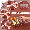 30 Grids Transparent Acrylic Coffee Capsule Holder ODIS-WH0329-72-3