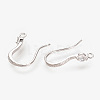 Brass Cubic Zirconia Earring Hooks KK-S336-43P-1