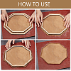 Poplar Wood Sheet & Rings DIY-WH0530-11-4