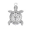 Tibetan Style Alloy Big Pendants TIBE-N010-52AS-1