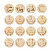 Basswood Milestone Cards WOOD-TA0001-41A-9