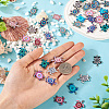  48Pcs 12 Styles Alloy Enamel Connector Charms FIND-TA0003-64-7