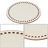 3 Sets 3 Style Wooden Basket Bottoms DIY-GF0004-75-4