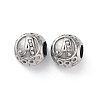 304 Stainless Steel Rhinestone European Beads STAS-A092-10A-P-1