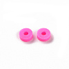Handmade Polymer Clay Beads Strands CLAY-R089-4mm-T05C-4