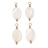 Natural Freshwater Shell Pendants SH-CBA5EEC-16G-1