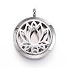 316 Surgical Stainless Steel Diffuser Locket Pendants STAS-P102-065G-1