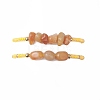 2Pcs Natural Mixed Gemstone & Glass Seed Beads Braided Bead Bracelets for Women BJEW-MZ00247-7