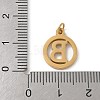 304 Stainless Steel Charms
with Jump Ring LS-STAS-R001-02G-B-3