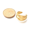 304 Stainless Steel Open Cuff Rings for Unisex RJEW-R010-06S-5