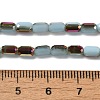 Electroplate Glass Beads Strands EGLA-D031-01-10-4