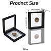 5Pcs Square Transparent PE Thin Film Suspension Jewelry Display Box CON-FS0001-19C-4