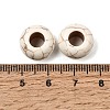 Synthetic Howlite European Beads TURQ-S283-34B-3