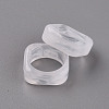 Square Transparent Resin Finger Rings RJEW-S046-003-A01-1