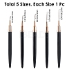 5Pcs Plastic Nail Art Line Brush AJEW-WH20816-069B-2
