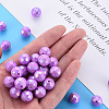Opaque Acrylic Beads TACR-S154-10F-03-2