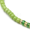Glass Seed Braided Bead Bracelets BJEW-JB09610-4