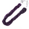 Baking Paint Transparent Glass Beads Strands DGLA-A035-T6mm-A09-2