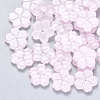 Transparent Single Face Spray Painted Glass Beads GLAA-S190-006B-02-1