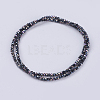 Electroplate Glass Beads Strands GLAA-F078-FP04-2