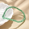 Natural Green Aventurine Beaded Stretch Bracelets BJEW-D446-A-34-1