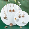 10Pcs 5 Style Brass Rhinestone Pendants KK-SC0001-94LG-5