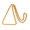 201 Stainless Steel Twisted Chain Curb Chain Necklaces NJEW-L416-06-3