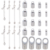 304 Stainless Steel Cord Ends and Chain Extender STAS-UN0019-77P-1