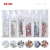 Glass Rhinestone Flat Back Cabochons MRMJ-T009-034A-SS4-1