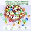 20Pcs Mushroom Silicone Focal Beads JX901D-5