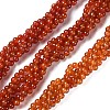 Natural Carnelian Beads Strands X-G-G0003-C06-1