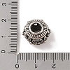 Tibetan Style Hollow Out Alloy European Beads TIBE-Q090-47AS-3