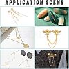 Brass Dapped Chains CHC-FH0001-01G-5