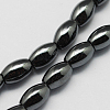 Non-magnetic Synthetic Hematite Beads Strands X-G-Q896-9x6mm-2