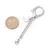 3Pcs 3 Styles Alloy & 304 Stainless Steel Lobster Claw Clasps HJEW-JM03381-3