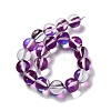 Synthetic Moonstone Beads Strands G-P528-J03-24-2