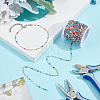 304 Stainless Steel Enamel Dapped Chains CHS-WH0010-06P-1-4