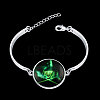 Halloween Witch Luminous Bracelets BJEW-BB14746-2