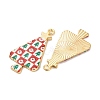 Christmas Theme Rack Plating Alloy Pendants FIND-M020-02D-G-2