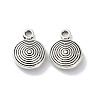 Tibetan Style Alloy Charms PALLOY-D027-19AS-1