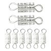 20Pcs Brass Screw Clasps KK-YW0002-40S-1