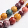 Round Natural Mookaite Gemstone Bead Strands G-J333-06-4mm-1