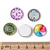 Mosaic Printed Glass Half Round/Dome Cabochons X-GGLA-N004-16mm-G-6