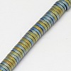 Electroplate Non-magnetic Synthetic Hematite Beads Strands G-J164B-2mm-08-3
